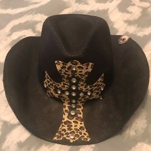 Peter Grimm Jeweled Cross Cowboy Hat